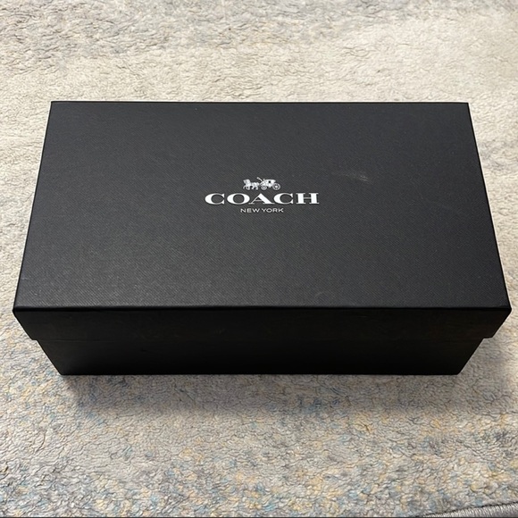 NIB Women's Size 5 Coach G1993 Unipump Jet Mirror 1.5" Leather Heels In Black - Picture 12 of 12